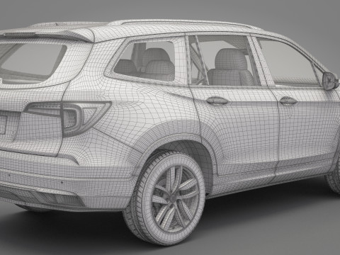 Generic Honda Crossover 3D 模型