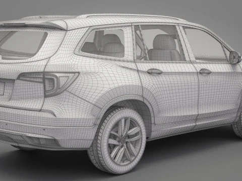 Generic Honda Crossover 3D Model