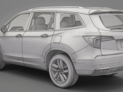 Generic Honda Crossover 3D 模型