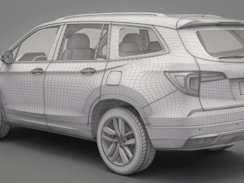 Generic Honda Crossover 3D Model
