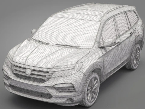 Generic Honda Crossover 3D Model