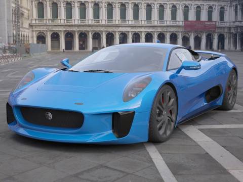 Jaguar C-X75 3Dモデル