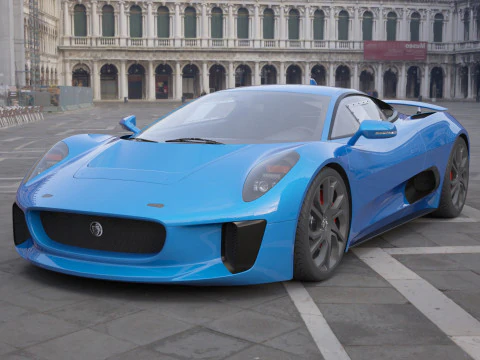 Jaguar C-X75 Modelo 3D