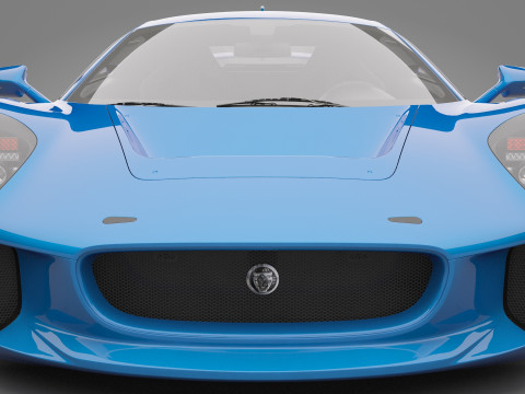 Jaguar C-X75 3D 模型