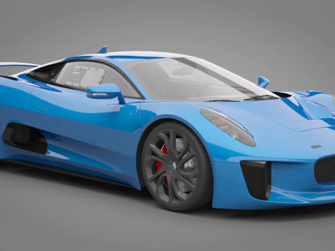 Jaguar C-X75 3D Model