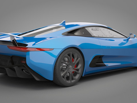 Jaguar C-X75 3D 模型