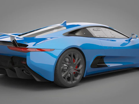 Jaguar C-X75 3D Model