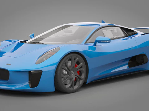 Jaguar C-X75 3D Model