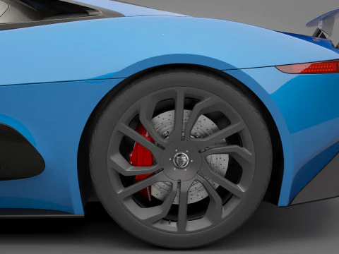 Jaguar C-X75 3D Model