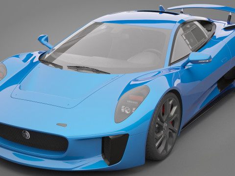 Jaguar C-X75 3D 模型