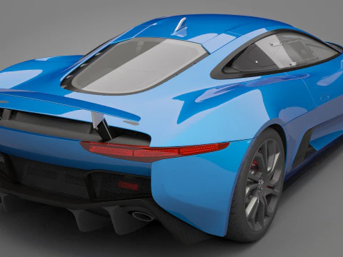 Jaguar C-X75 3D Model
