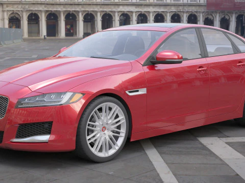 Jaguar XF 3D Model