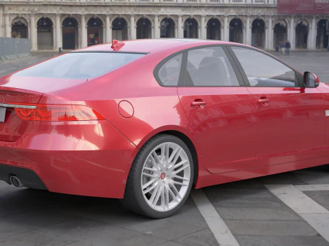 Jaguar XF 3D Model
