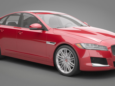 Jaguar XF Modelo 3D