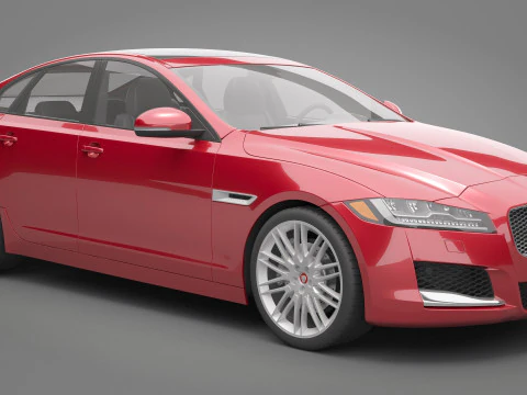 Jaguar XF 3D Model
