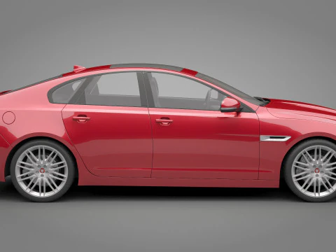 Jaguar XF 3D Model