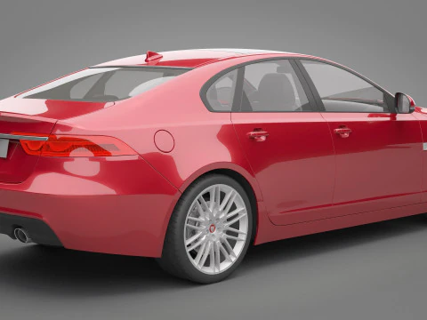 Jaguar XF 3D Model