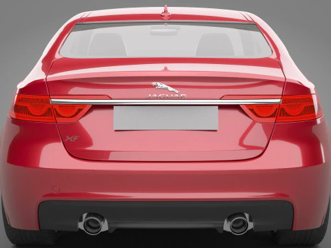 Jaguar XF 3D Model