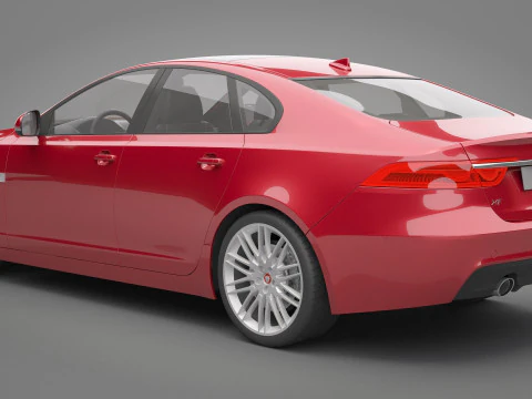 Jaguar XF 3D Model