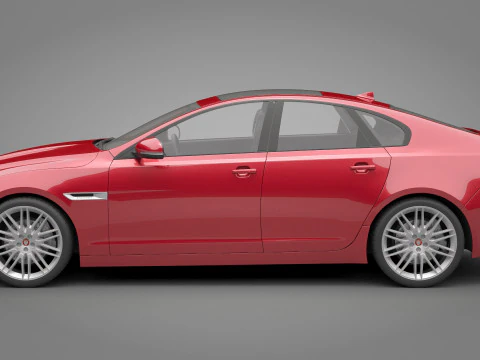 Jaguar XF 3D Model
