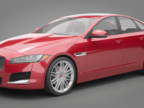 Jaguar XF Modelo 3D