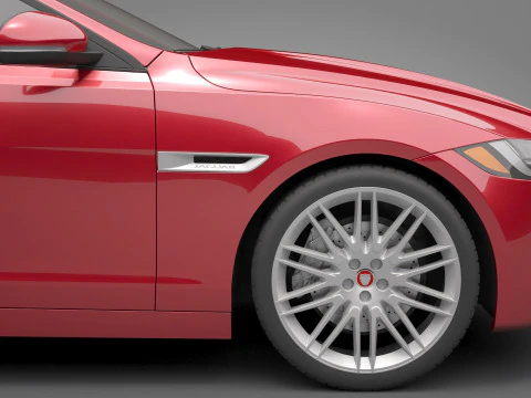 Jaguar XF 3D Model