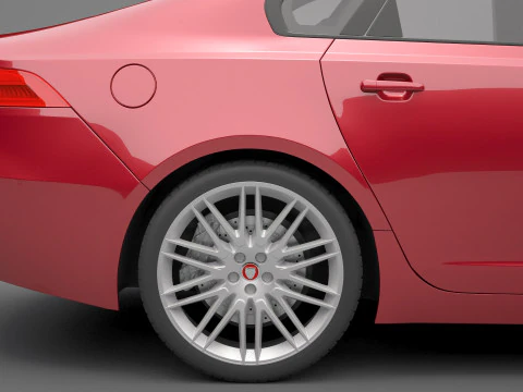 Jaguar XF 3D Model