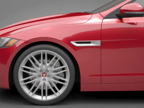 Jaguar XF 3D Model