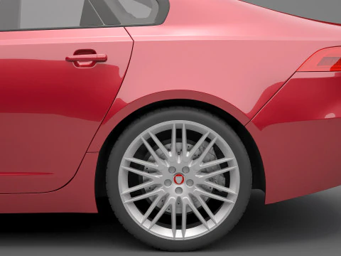 Jaguar XF 3D Model