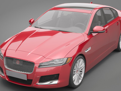 Jaguar XF Modelo 3D