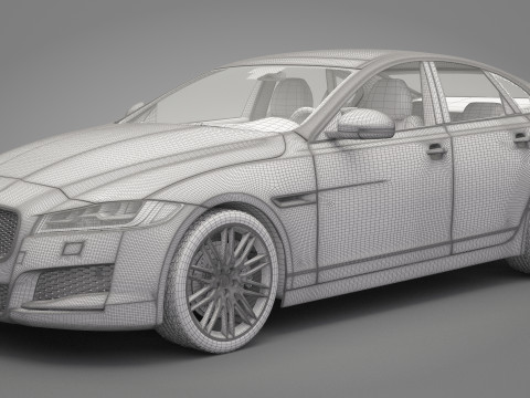 Jaguar XF Modelo 3D