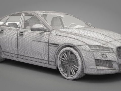 Jaguar XF Modelo 3D