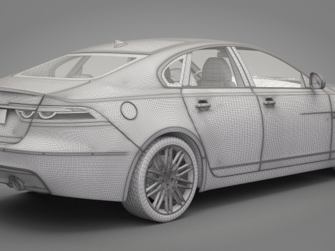 Jaguar XF Modelo 3D