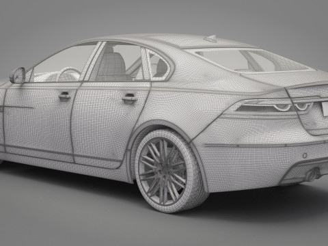 Jaguar XF Modelo 3D