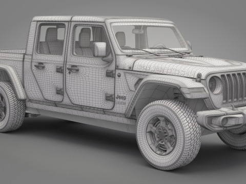 Jeep Gladiator Rubicon Model 3D