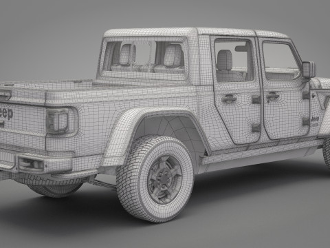 Jeep Gladiator Rubicon Model 3D