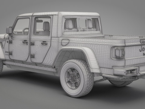 Jeep Gladiator Rubicon Model 3D