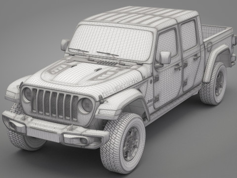 Jeep Gladiator Rubicon Model 3D