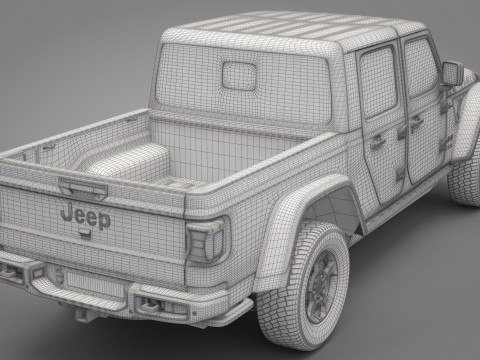 Jeep Gladiator Rubicon Model 3D