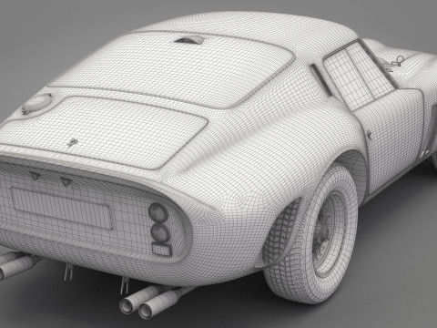Generic Old Car 05 3D मॉडल