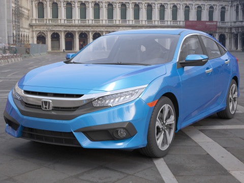 Honda Civic Sedan Modelo 3D