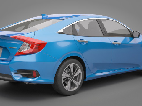 Honda Civic Sedan Modèle 3D