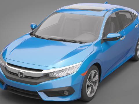 Honda Civic Sedan Modèle 3D