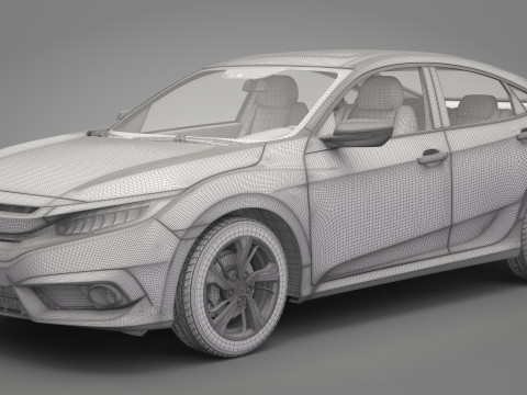Honda Civic Sedan Modèle 3D