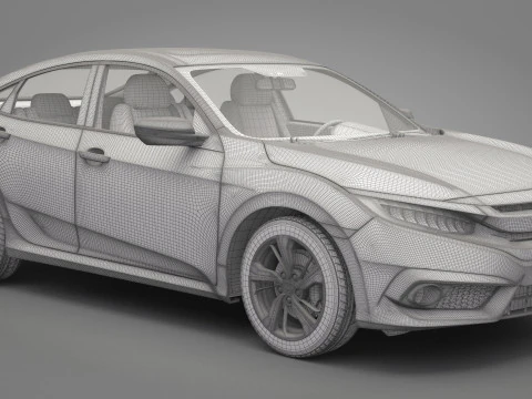 Honda Civic Sedan 3D Model