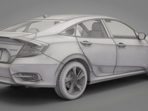 Honda Civic Sedan 3D Model