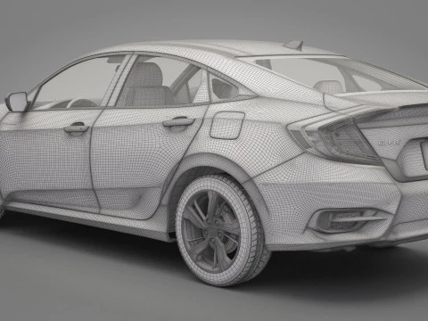 Honda Civic Sedan 3D Model