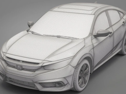 Honda Civic Sedan 3D Model
