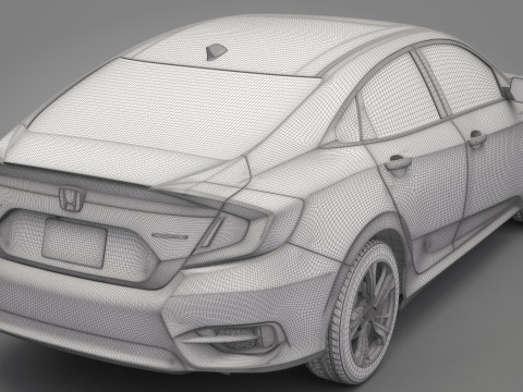 Honda Civic Sedan Modèle 3D
