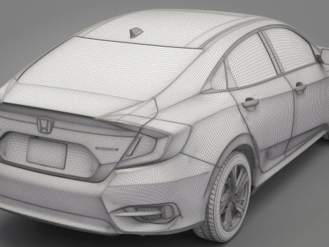 Honda Civic Sedan 3D Model